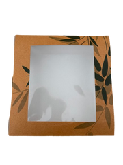 CX. DE CARTÃO PARA SUSHI C/JANELA 12.5X12.5X5.5 EMB. 50