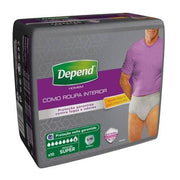 CUECA ADULTO MARCA DEPEND Remova