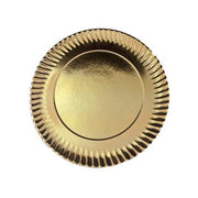 PRATOS DE CARTÃO DOURADO Embalagens e Produtos de papel Brasão Rosa