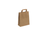 Bolsa de Papel Kraft para Llevar con Asa 22+10x29 (50 Uds)