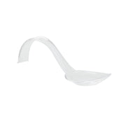 Spoon-Shaped Polystyrene Transparent Base for Appetizers (50 Units)