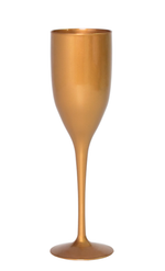 Premium Gold Champagne Flute Glass (1 Unit)