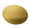 BASE PARA BOLO REDONDA DOURADA 23CM EMB.10 UNID