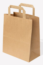 SACO ASA PLANA CASTANHO FORM.32+22X36 (CAIXA C/ 250 UND