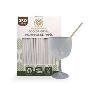 Kraft Paper Straw 0.8x14cm (250 Units)