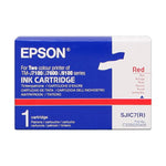 RED INK CARTRIDGE FOR EPSON TMJ7100P PRINTER (PHARMACIES)