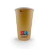 Vaso Cartón Marrón Medido 300ml (100 Uds)