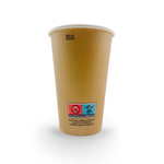 Vaso Cartón Marrón Medido 300ml (100 Uds)