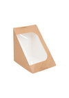 CAIXA C/JANELA P/SANDWICH TRIANGULAR 12,4X12,4X8,3CM EMB.50