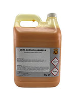Cera Acrilica Amarilla Para Madera 5L (1 Unidad)