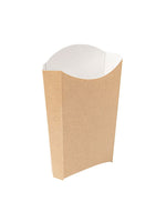 Patatas Fritas Cono Carton Kraft 12,5X8X12,5 (100 Unidad)