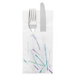 Punto a Punto White Napkin 40x40 folded for cutlery