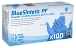 Powder-free Synthetic Blue Nitrile Glove (100 Unit)