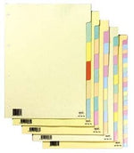 Plastic Separators Numbered from 1 to 31