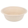 TIGELA / SALADEIRA BRANCA SEM TAMPA CANA DE AÇUCAR Produtos Biodegradáveis Brasão Rosa 950ML Creme 