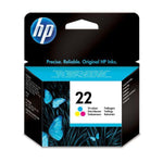 Cartucho de tinta de color HP n.º 22 (1 unidad)